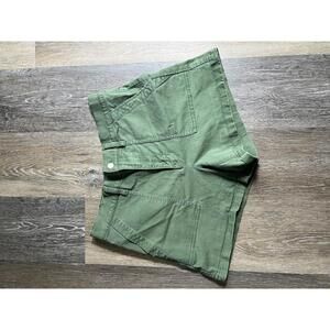 J.Crew Olive Green Cotton Shorts Size 28